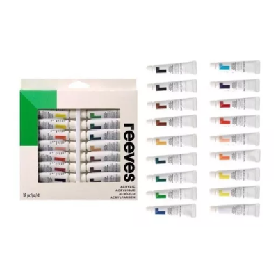 Set Acrílicos 18 Colores Surtidos X 12 ml - Imagen 2