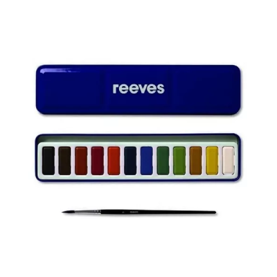 Set Acuarela Metal Tin X 12 Pastillas + 1 Pincel - Imagen 2