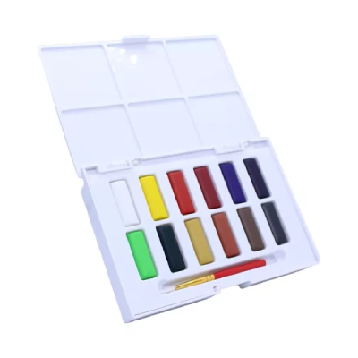 Set Acuarela Pocket X 12 Pastillas + 1 Pincel - Imagen 2
