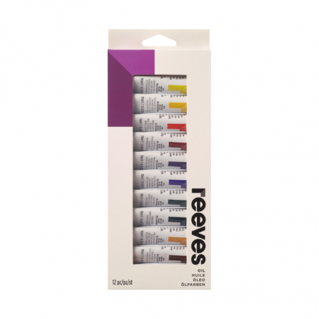Set Oleos 12 Colores Surtidos X 12 ml