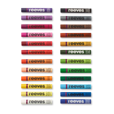 Set Pasteles Al Oleo X 24 Unidades - Imagen 2