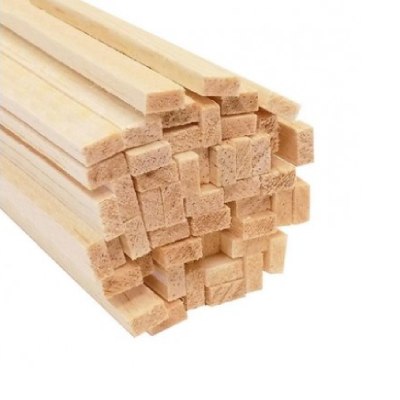 Varilla De Madera Balsa 3 X 6 Mm X 90 Cm - Imagen 3