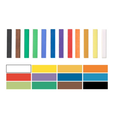 Set Pasteles Tiza X 12 Unidades - Imagen 2