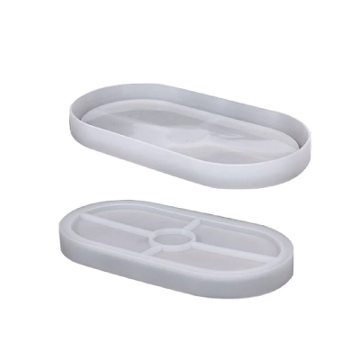 Molde Para Resina Epoxi Bandeja Ovalada MD 08