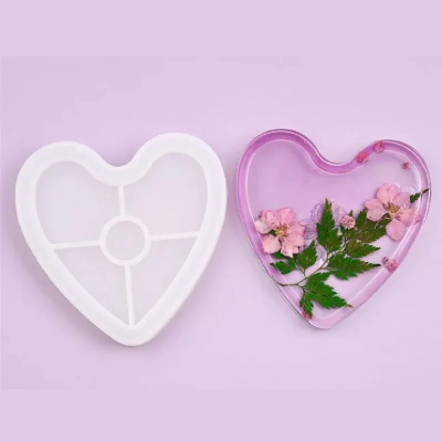 Molde Para Resina Epoxi Corazón 11 Cm MD 89 - Imagen 2