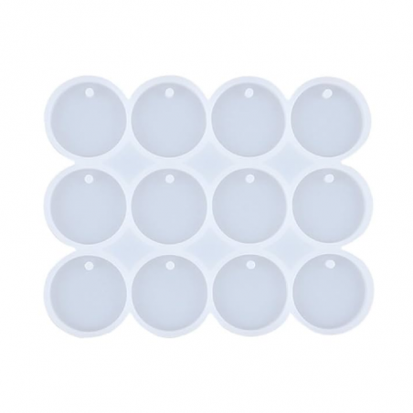 Molde Para Resina Epoxi Dije Circulo MD 67