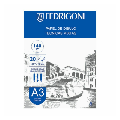 Block Papel Multiétnica 20 Hjs 140 Grs A3