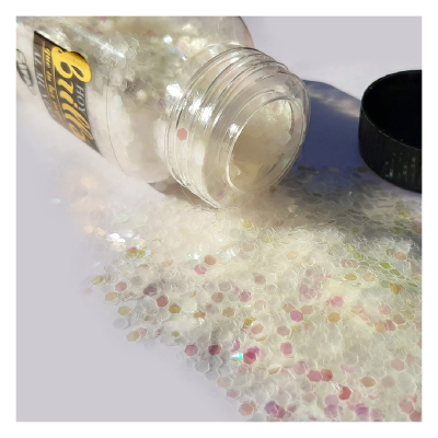 Brillantina En Pote 2 Colores Azul Y Perlado X 25 Grs - Imagen 3