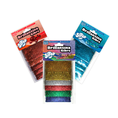 Brillantina Blíster X 5 Bolsitas De 4 Grs