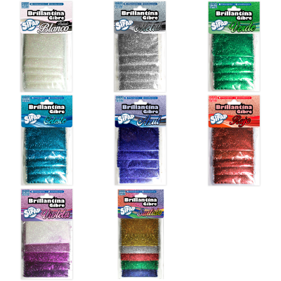 Brillantina Blíster X 5 Bolsitas De 4 Grs - Imagen 2