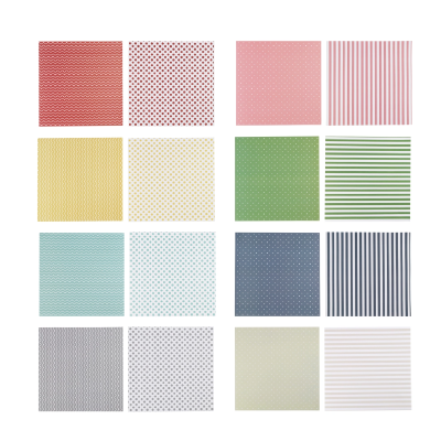 Papel Para Scrap Clásicos 24 Hjs 180 Grs 30 X 30 Cm - Imagen 2