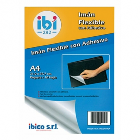 Plancha De Imán Autoadhesivo A4