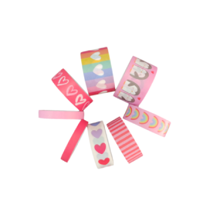 Washi Tape Box 8 Rollos 5 Mts Happy - Imagen 2