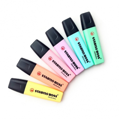 Resaltador Boss Colores Pastel