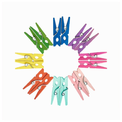 Broche De Madera Color 25 Mm - Imagen 3