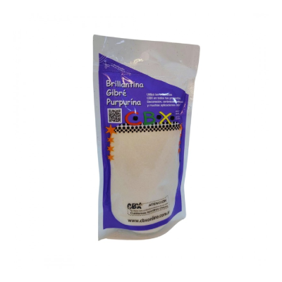 Glitter Irisado Blanco Rosa X 100 Grs