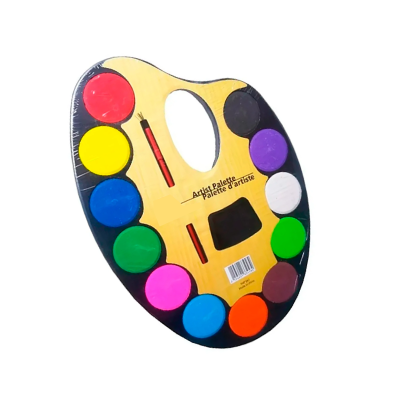 Paleta De Acuarela 12 Pastillas 2.8 Mm - Imagen 2