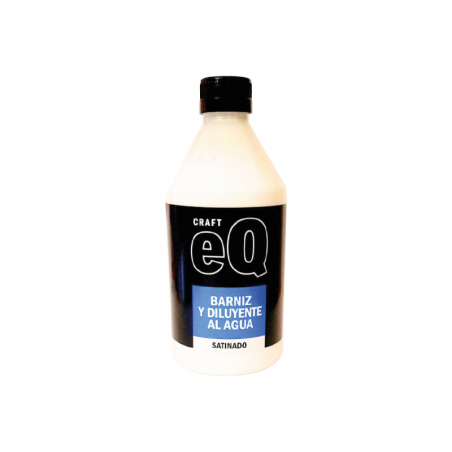 Barniz Y Diluyente Al Agua Satinado X 500 cc