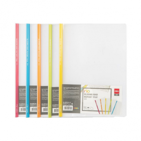 Carpeta Con Vaina De Colores X 5 Unidades