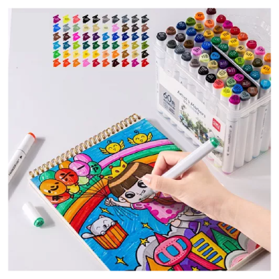 Sketch Marker Doble Punta X 36 Colores - Imagen 4