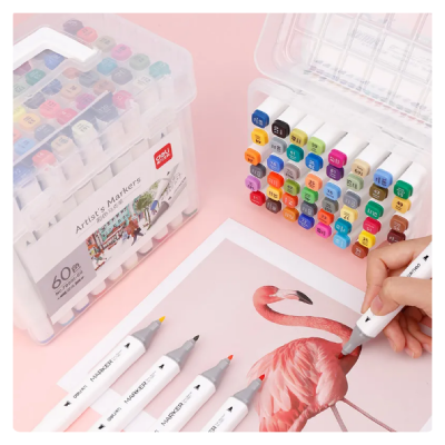 Sketch Marker Doble Punta X 48 Colores - Imagen 5