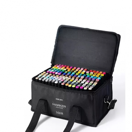 Sketch Marker Doble Punta X 168 Colores