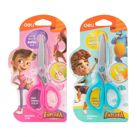 Tijera Escolar Explora Ergonómica 135 Mm