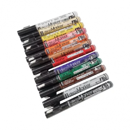 Marcador Acrílico Decomarker P/Chanfle 4 Mm