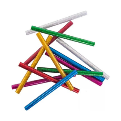 Barras De Silicona Con Glitter 7 Mm X 10 Cm 12 Unidades - Imagen 2