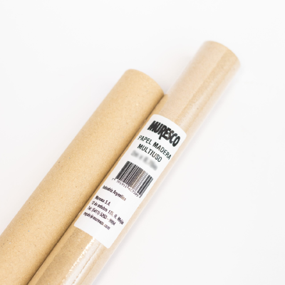 Papel Madera Rollo X 2 Mts