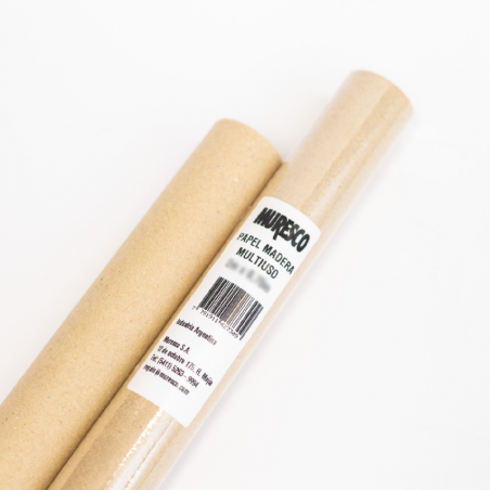 Papel Madera Rollo X 2 Mts
