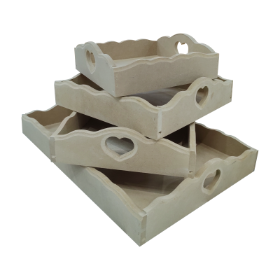 Bandeja Con Ondas Y Corazón 30 X 40 Cm - Imagen 2