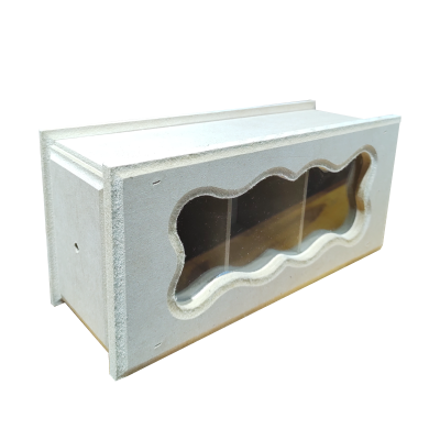 Caja De Te X 3 Con Cajón Y Vidrio - Imagen 3