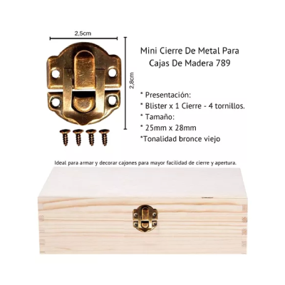 Cierre (789) 25 X 28 Mm - Imagen 2