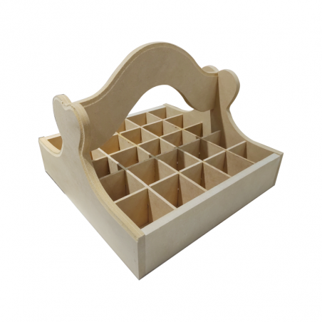 Porta Esmalte Cuadrado X 25 Cavidades