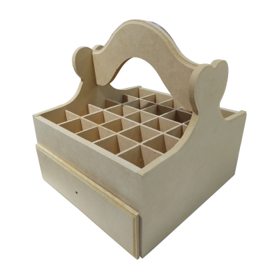 Porta Esmalte Con Manija X 2 Cajones - Imagen 3