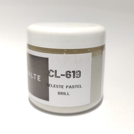 Esmalte Cerámico Celeste Pastel Brillante (CL-619) X 200 Cc