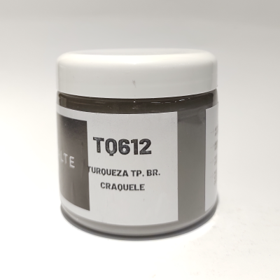 Esmalte Cerámico Turquesa TP. BR. Craquele (TQ612) X 200 Cc