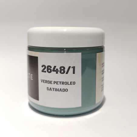 Esmalte Cerámico Verde Petróleo Satinado (2648/1) X 200 Cc