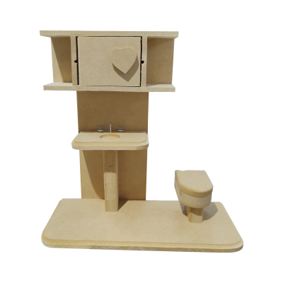 Baño Para Casa De Muñecas