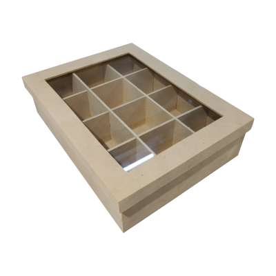 Caja De Te Con Vidrio X 12