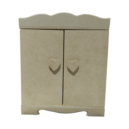 Ropero Corazón Para Casa De Muñecas