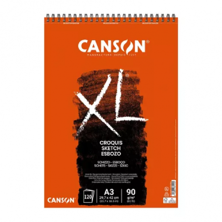 Álbum Espiralado XL Croquis X 60 Hjs 90 Grs A3