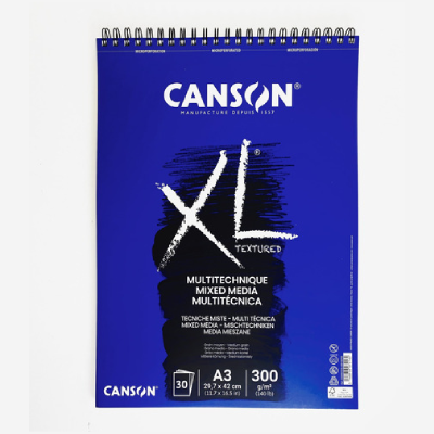 Álbum Espiralado XL Textured Multitécnica X 30 Hjs 300 Grs A3