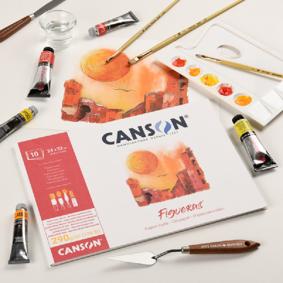 Block Figueras Para Óleo X 10 Hjs 290 Grs 30 X 40 Cm - Imagen 2