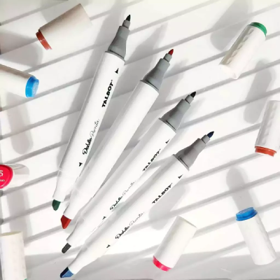 Marcador Doble Punta Valija X 12 Colores - Imagen 3