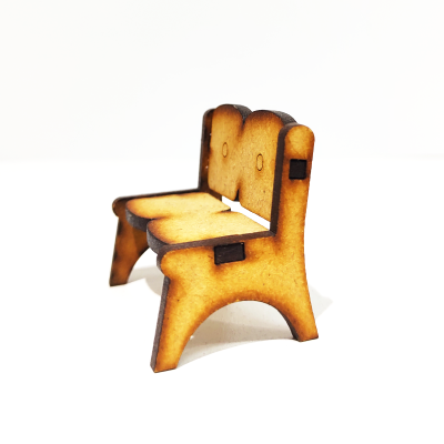 Banco De Plaza Laser Para Casa De Muñecas - Imagen 2