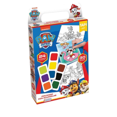 Pintando Con Acuarelas Paw Patrol