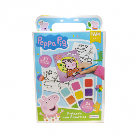 Pintando Con Acuarelas Peppa Pig