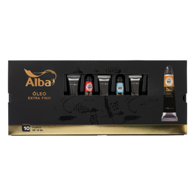 Estuche Oleo Extra Fino 18 Ml X 10 Colores